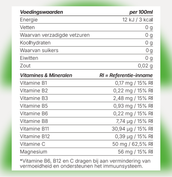 VYVO energy + focus drink  Apple Lime